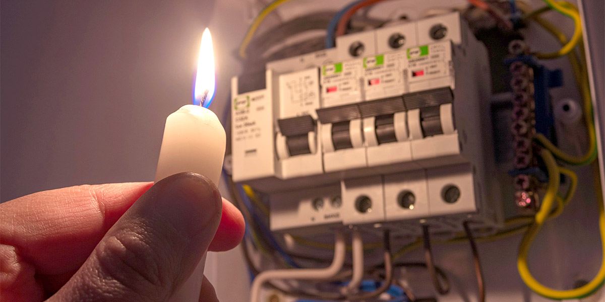 Avería eléctrica en cuadro doméstico