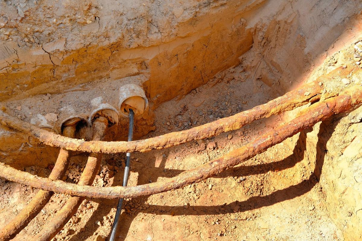 Excavación para localización de avería